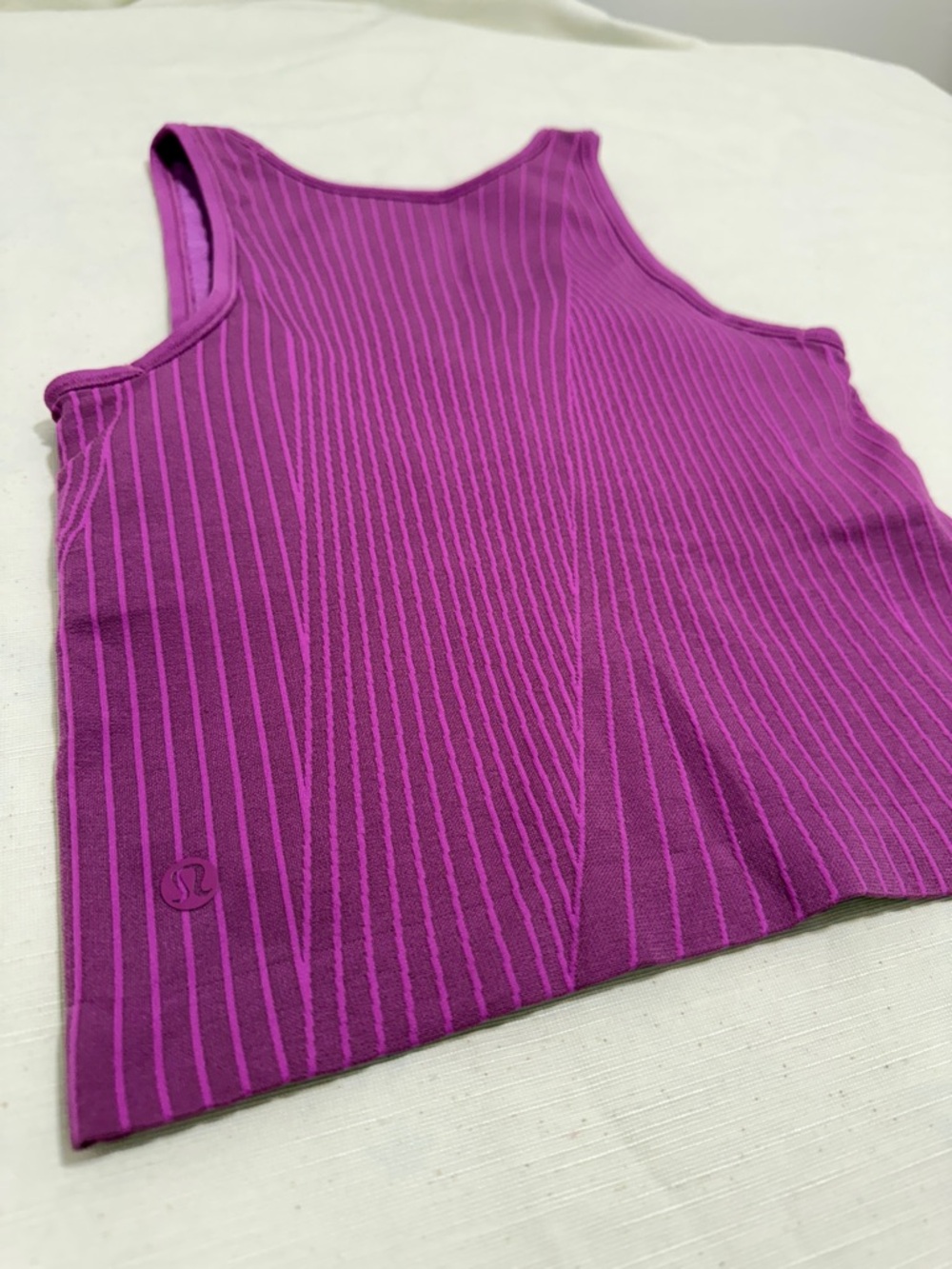 lululemon athletica Magenta Ribbed Tank Top